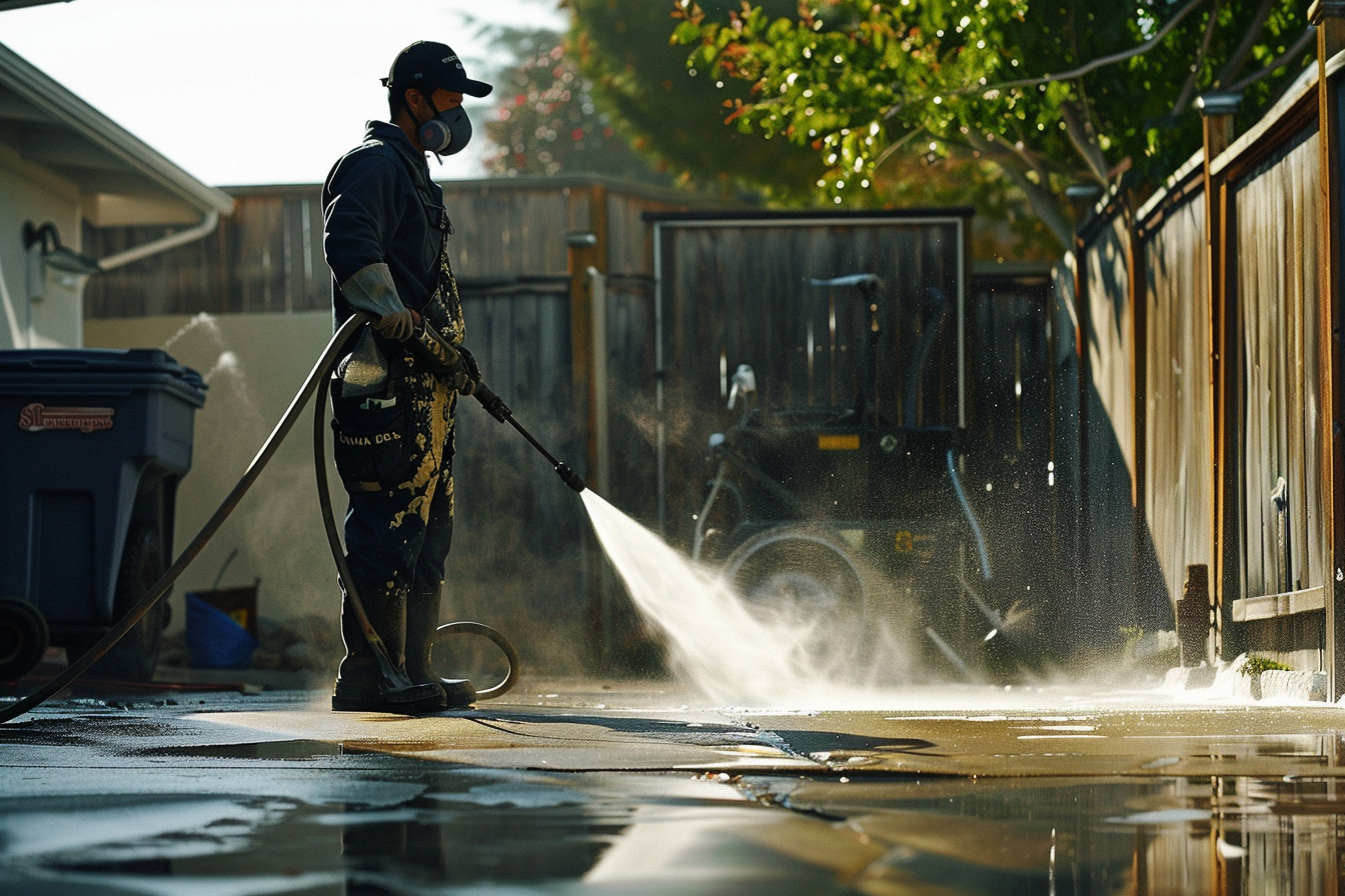 Pressure washing